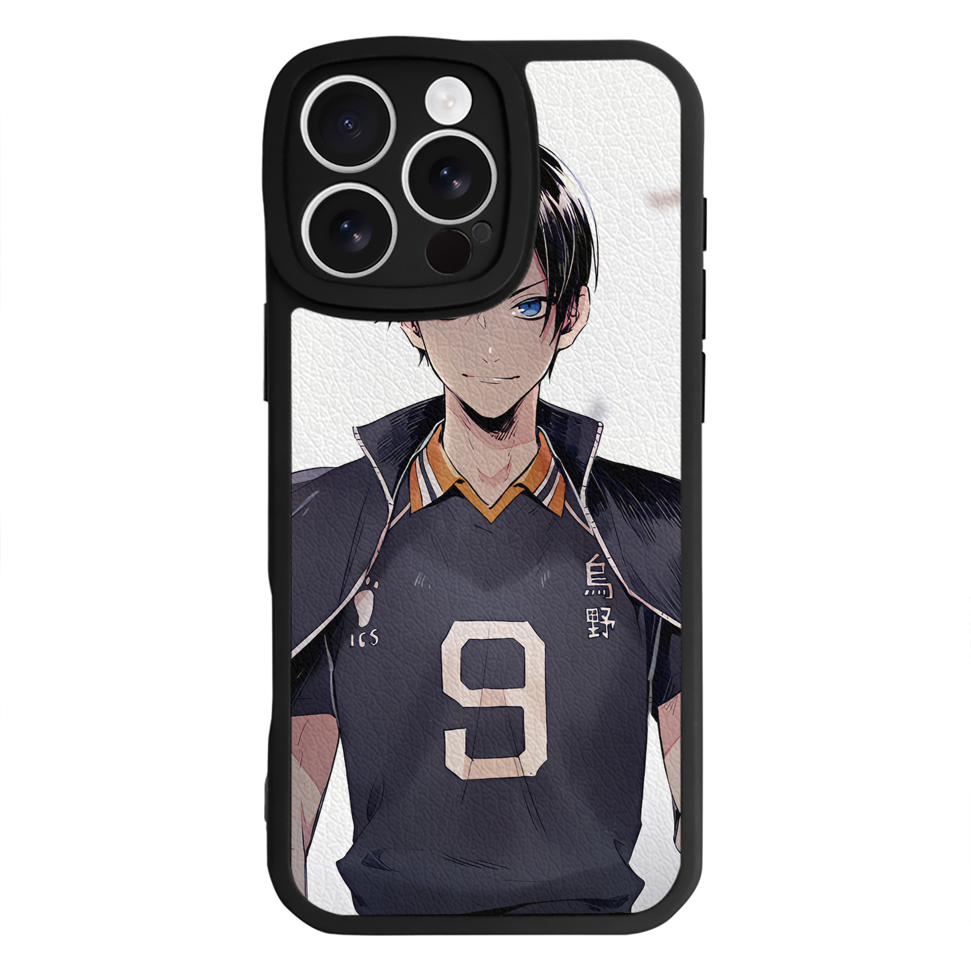 （画像用） ハイキュー!! Haikyu!! 【iPhone 16シリーズ対応】シリコンスマホケース（レザー調） 材質：シリコン